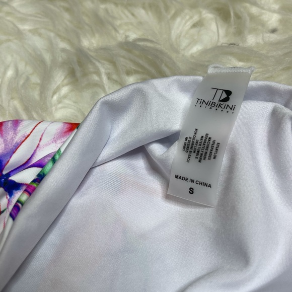 TINIBIKINI Floral Bikini Bottom high cut bikini - Picture 11 of 12